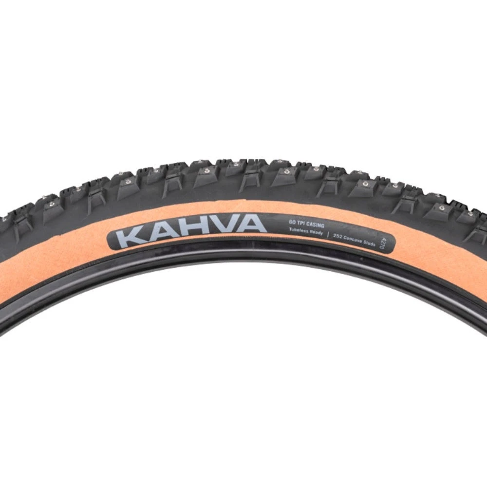 45NRTH Kahva 29x2.25 60TPI Studded Tire - Tan 4 45NRTH Kahva 29x2.25 60TPI Studded Tire - Tan - Image 4