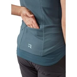 Rab W's Cinder Jersey -Cycling equipment discount store Womens Cinder Jersey OrionBlue QBL 52 ORB Model Detail 03 436d