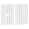 Glint Adhesive Reflectors For Bike Frame (White)